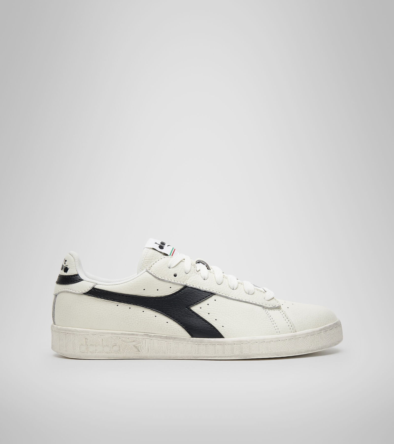 diadora low waxed sneakers uomo