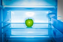 mela in frigo