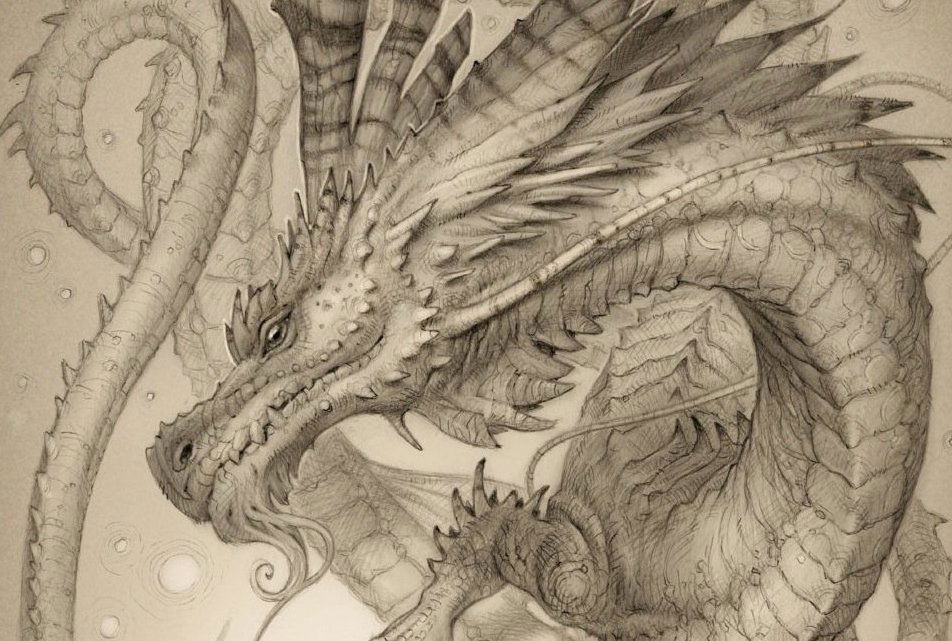 Disegno di un drago