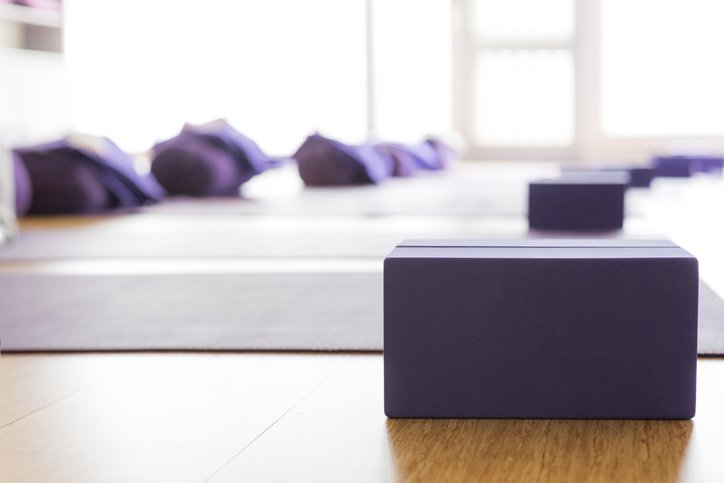 Mattoncini yoga 2 pz blocchi in schiuma eva blocco supporto per esercizi  pilates