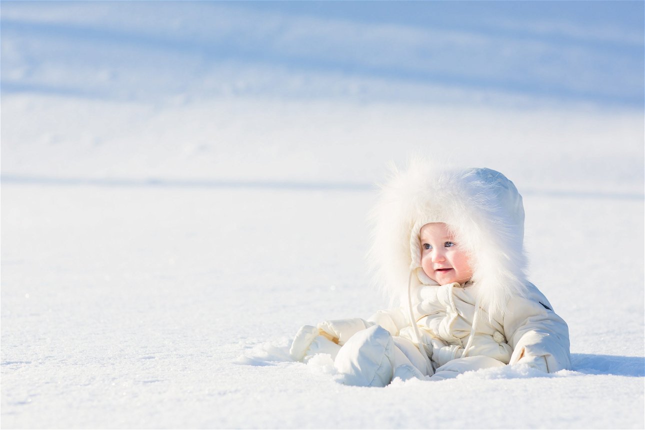 tuta neve neonato