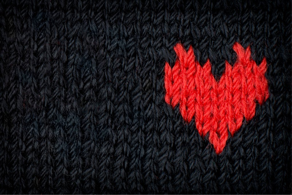 maglione col cuore