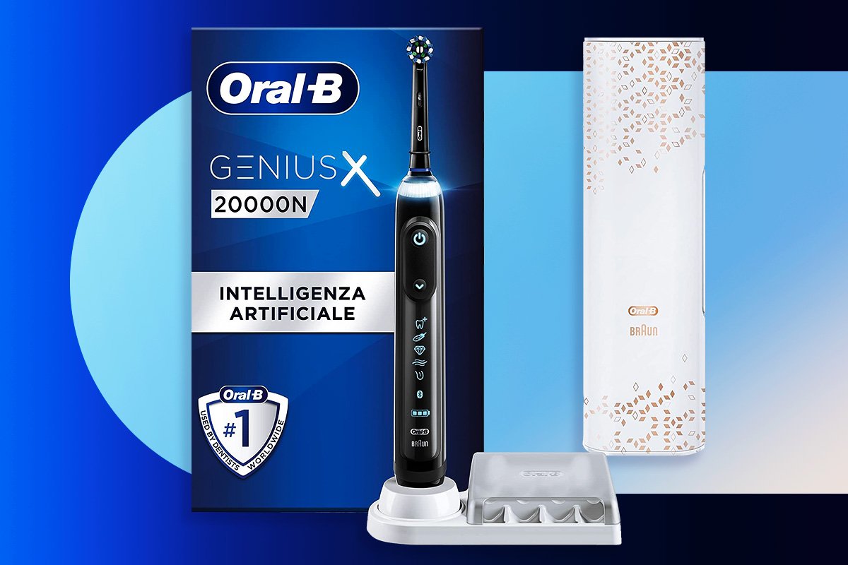 Oral-b spazzolino elettrico genius x grafica scatola 