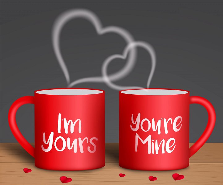 Una tazza romantica per San Valentino ed è subito un buongiorno!